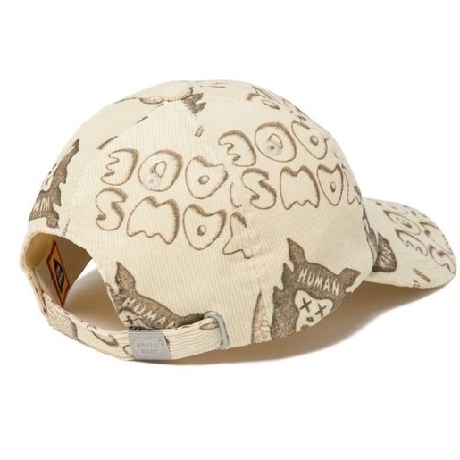 帽子 HUMAN MADE 21aw KAWS CORDUROY PRINT CAP HUMAN MADE 21aw KAWS CORDUROY PRINT CAP