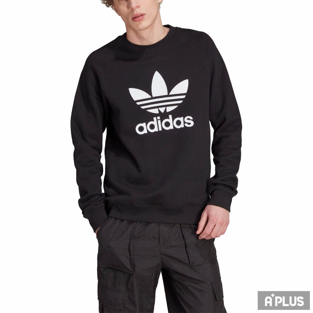 ADIDAS 男 圓領T TREFOIL CREW 黑色 -IM4500 | 蝦皮購物