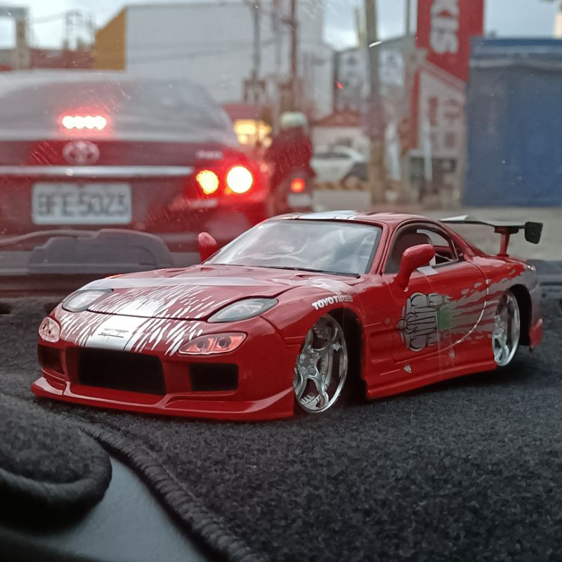 現貨特價盒裝 1/24 玩命關頭模型車1/24 MAZDA RX7 DOM JADA fast&furious | 蝦皮購物