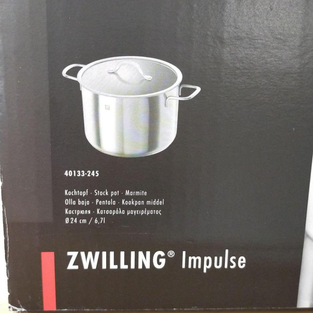 德國雙人牌 雙耳湯鍋 24cm 不鏽鋼鍋 Zwilling Impulse 40133-245 附蓋 燉鍋 高湯鍋 | 蝦皮購物
