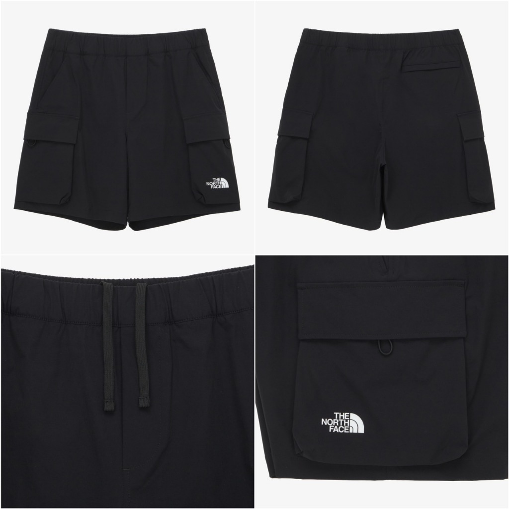 韓國北臉24SS 男女裝ICE RUN CARGO SHORTS 涼感工裝尼龍短褲