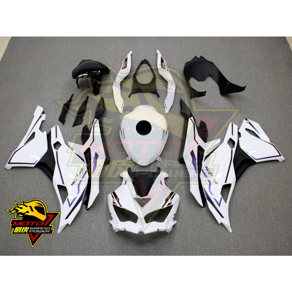 ZX4RR ZX4R副廠殼車殼彩繪賽車塗裝變色龍客製化水轉印另有