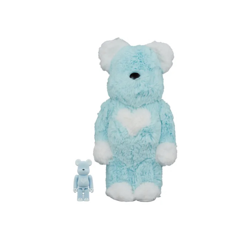 現貨庫柏力克熊BE@RBRICK X VALMUER BABY CANDY 糖果藍寶寶藍植