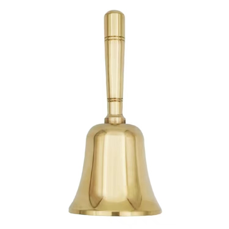 風水銅器純銅鈴鐺擺件手搖鈴樂器銅鈴三清鈴法器鎮宅辟邪化煞擺件
