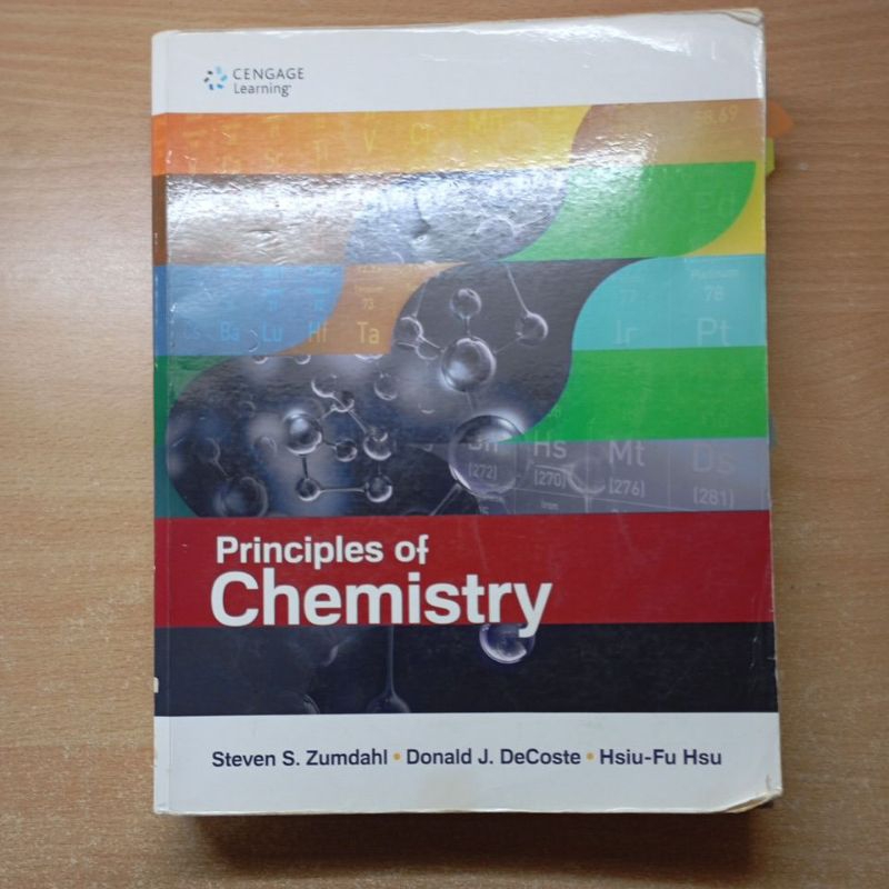 Principles of Chemistry by Zumdahl, DeCoste, Hsu【大學普化課本】 | 蝦皮購物