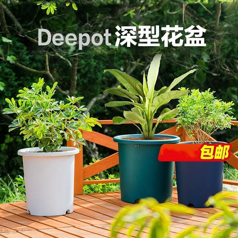 免運 北歐風園藝盆栽容器（愛麗思花盆）愛麗思IRIS大號深型Deepot花盆愛麗絲特大號口徑圓形 塑膠盆 加侖盆透氣盆 | 蝦皮購物