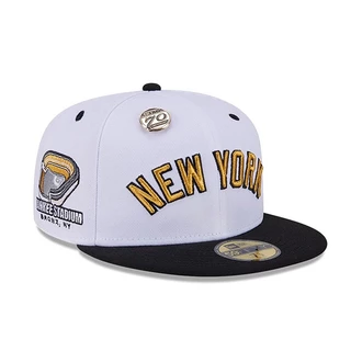 【NEW ERA】MLB NY 洋基 70周年 白 黑沿 59FIFTY 限量 全封帽【ANGEL NEW ERA】