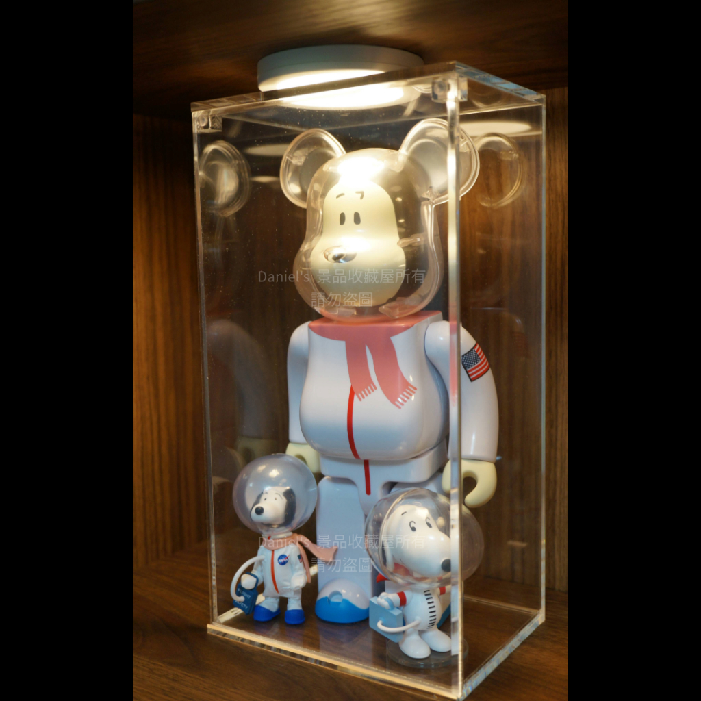 全新未拆BE@RBRICK ASTRONAUT SNOOPY 400％ 2023泰國曼谷展限量紀念UDF