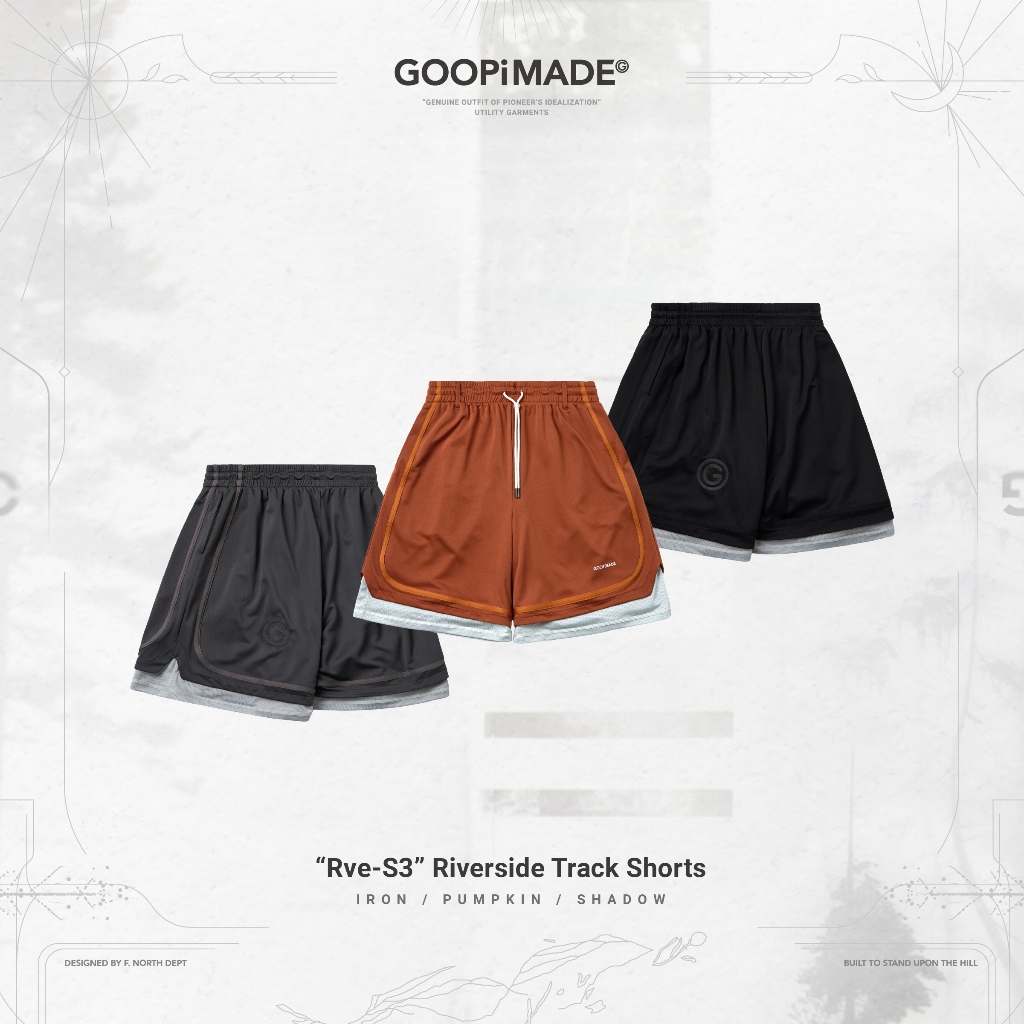 GOOPiMADE 24S/S “Rve-S3” Riverside Track Shorts | 蝦皮購物 GOOPiMADE 24S/S “Rve-S3” Riverside Track Shorts | 蝦皮購物
