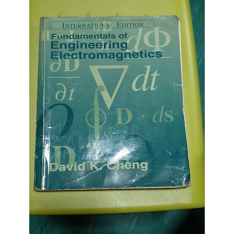 Fundamentals Of Engineering Electromagnetics電磁學 大學理工用書 快速出貨 蝦皮購物