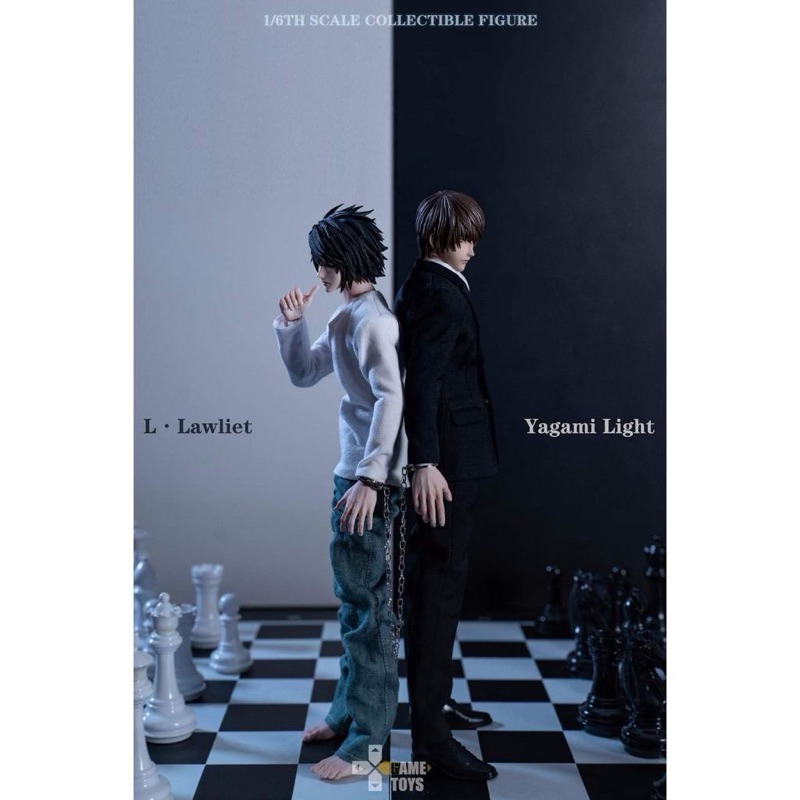GAMETOYS GT-007 008 デスノート夜神月 Lエル2体セット特典付 GAMETOYS GT-007 008 デスノート夜神月 Lエル2体セット特典付