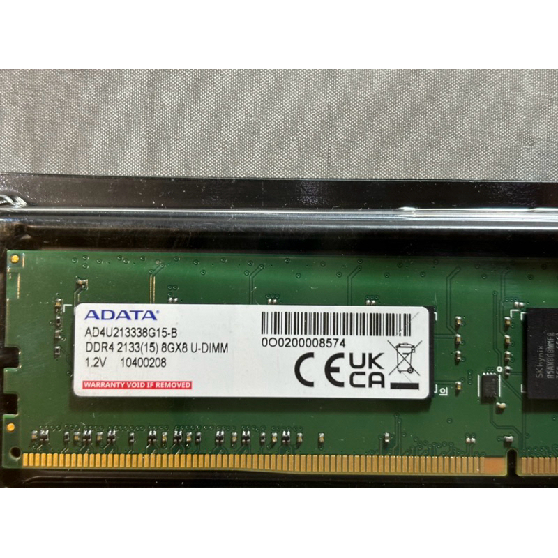威剛 ADATA 桌機記憶體DDR4 2133 8G（單面)終保 | 蝦皮購物