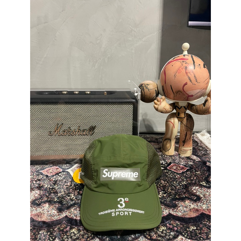 Supreme 24SS Mesh Side Panel Camp Cap 3號老帽軍綠| 蝦皮購物