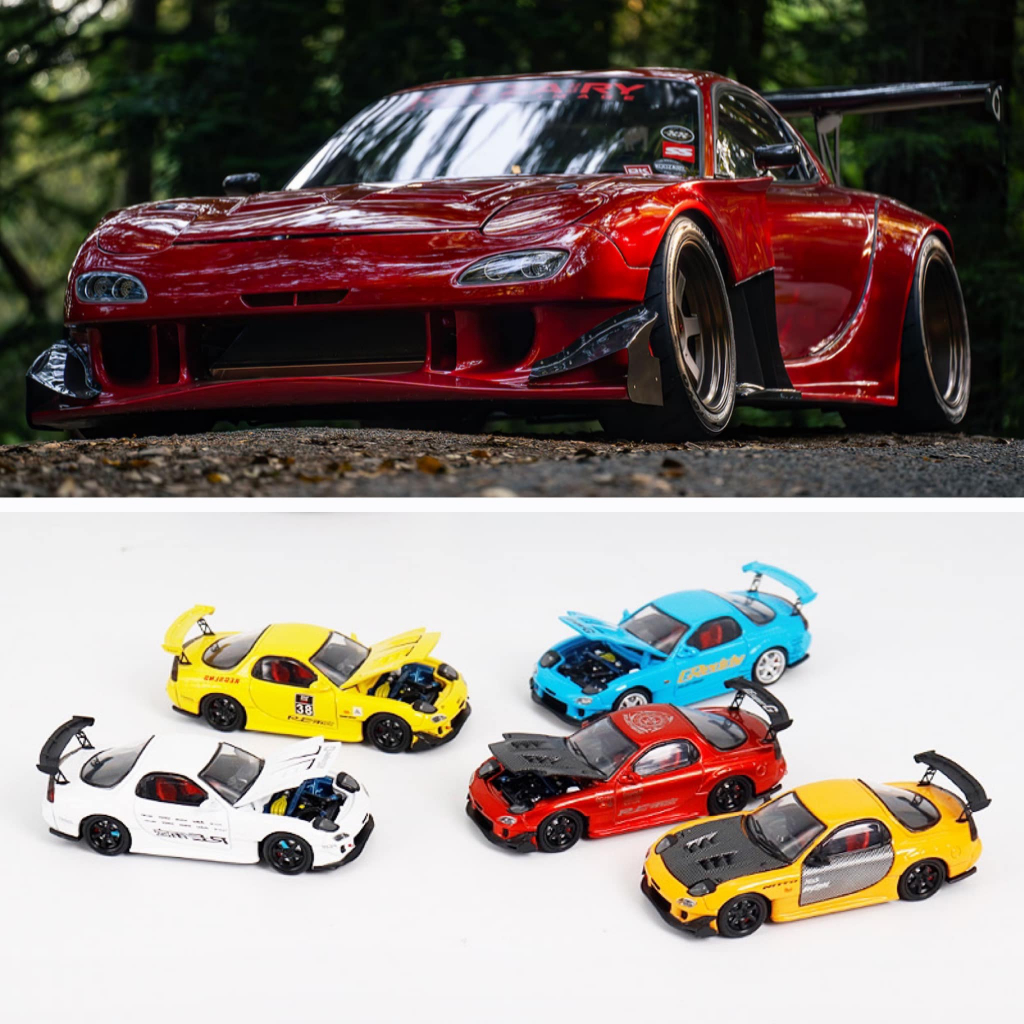 TSAI模型車販賣鋪 現貨賣場 1/64 Mazda RX7 FD3S雨宮 | 蝦皮購物