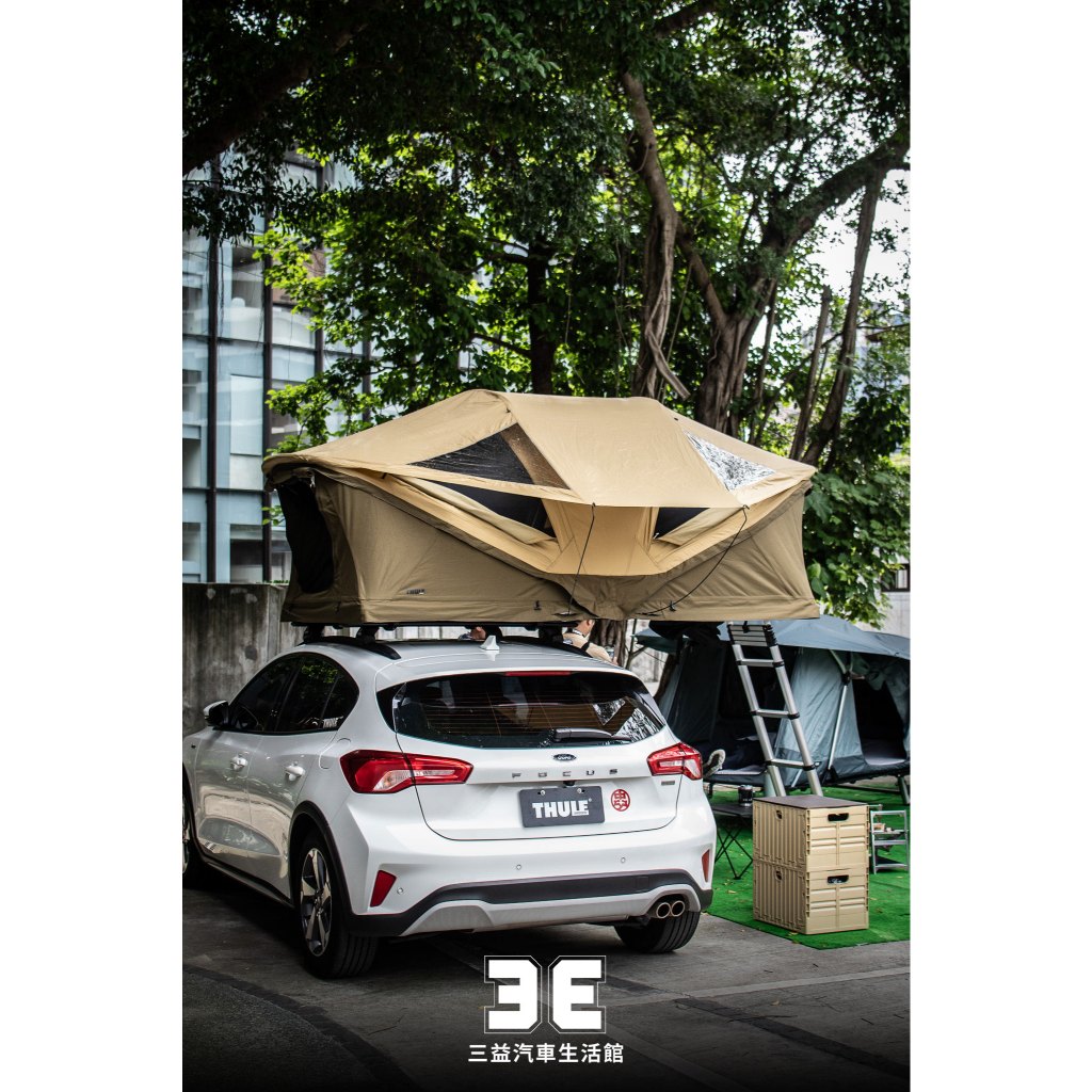 嘉義三益 瑞典 THULE Approach 2人 軟殼車頂帳 車頂帳 帳篷 雙色 野營 雙人帳 SUV 轎車 | 蝦皮購物