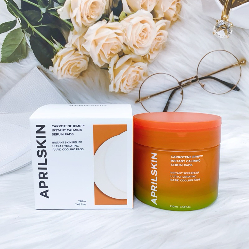 韓國 APRILSKIN 胡蘿蔔 紅蘿蔔 IPMP涼感舒緩爽膚棉 80入 | 蝦皮購物