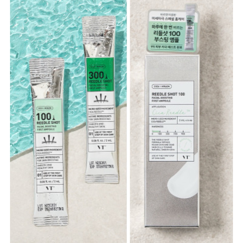 現貨 韓國購入 VT 微針精華 保證正品 100/300 老虎微晶精華 微晶精華 積雪草 韓國海綿微針 藻針 | 蝦皮購物