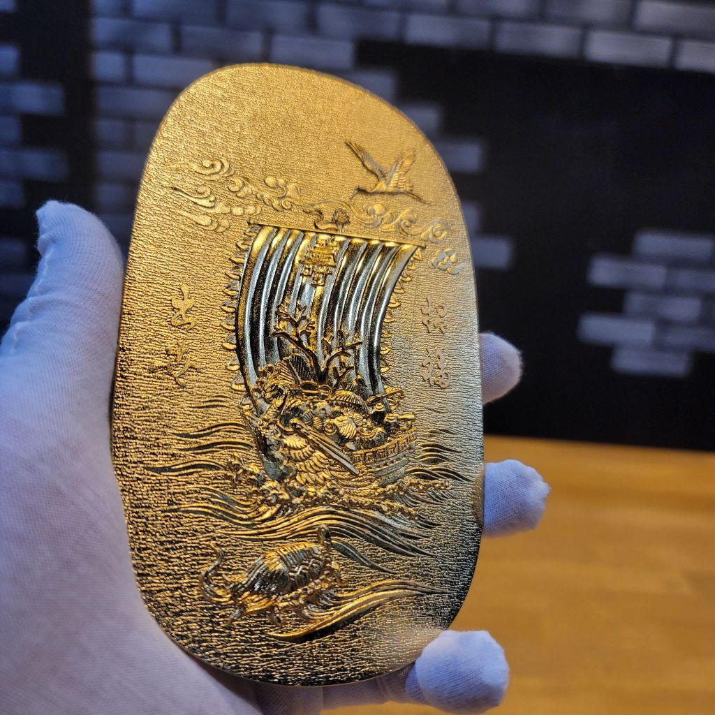 松庵　黄金七福神　純金　純銀　鍍金　金運　工芸品　24KGP 松庵 黄金七福神 純金 純銀 鍍金 金運 工芸品 24KGP - メルカリ