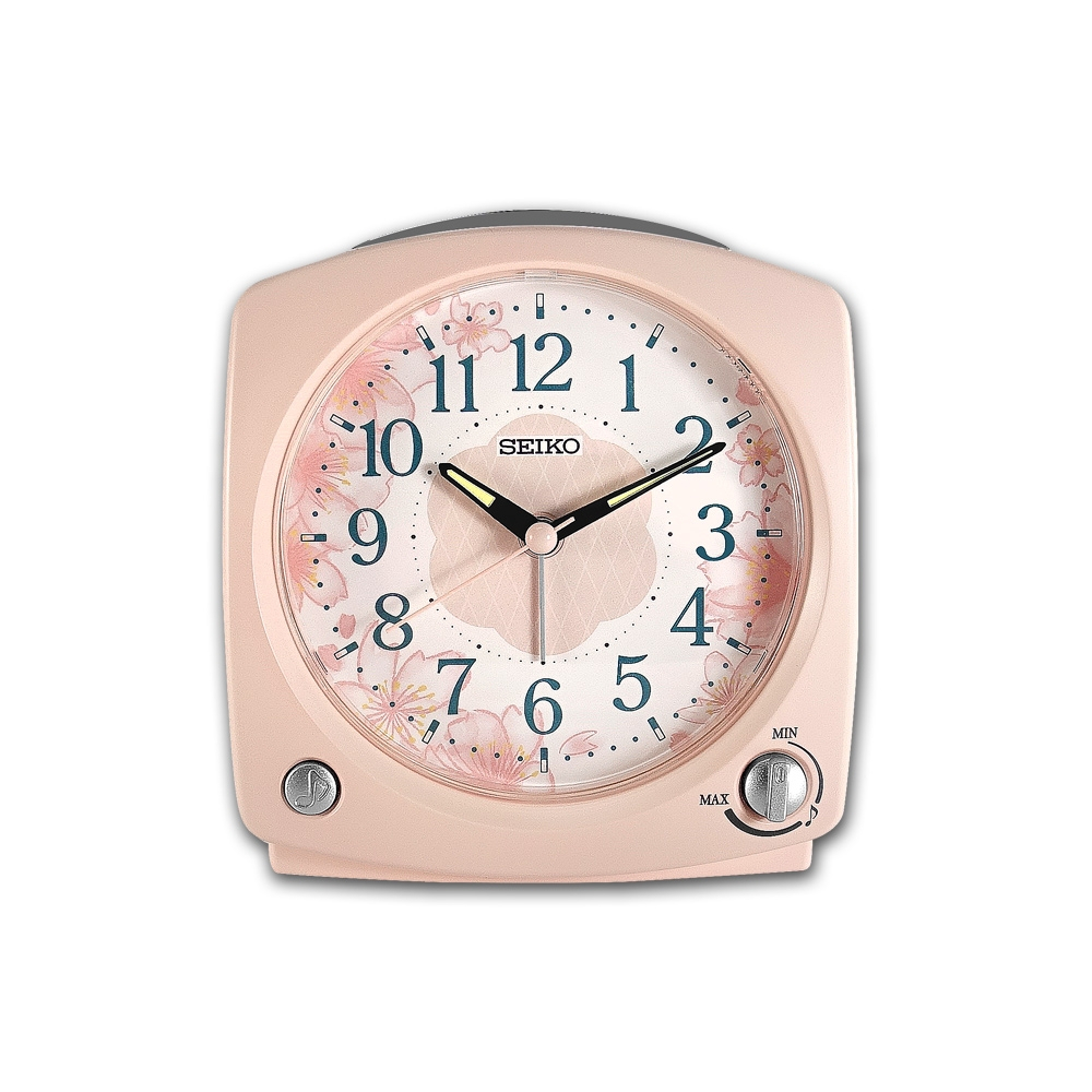 Réveil Seiko QHP012P - Alarme Mélodie Ou Bip, Snooze, Affichage Silencieux