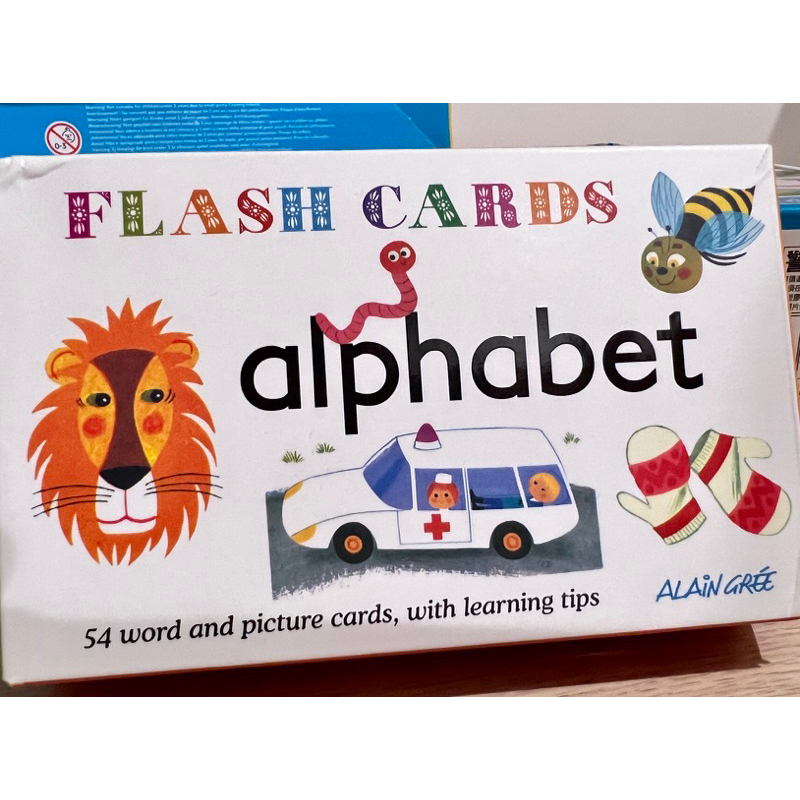Alphabet Flash Cards by Alain Gree 字母閃卡 | 蝦皮購物