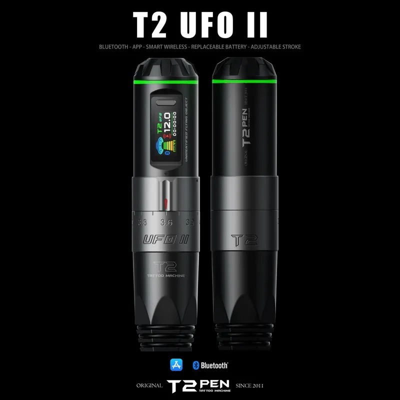 現貨火速出.T2 TATTOO UFO 幽浮機2代-跨世代筆型機.紋身機.刺青馬達機
