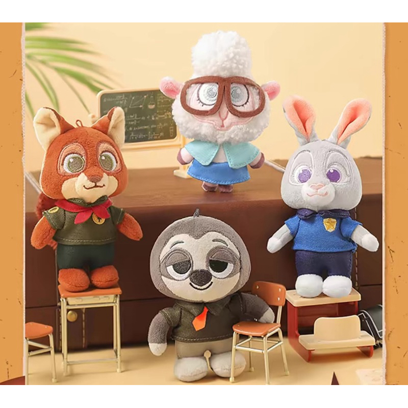 giya shop名創優品代購miniso 動物方城市系列吊飾娃娃 | 蝦皮購物