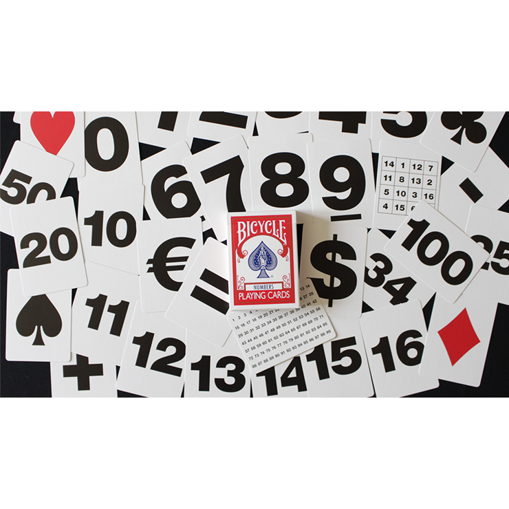 Bicycle 數字特殊牌 NUMBERS Gaff Playing Cards | 蝦皮購物