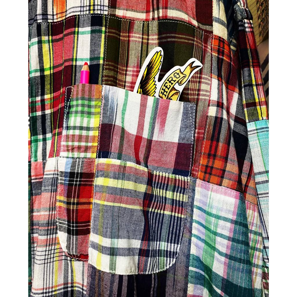 AllenTAPS】BROCHURE PATCH/W MADRAS SHIRT | 蝦皮購物