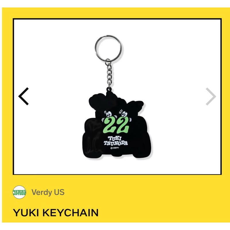 YUKI TSUNODA × VERDY key ring 現貨] YUKI TSUNODA x VERDY Keychain 鑰匙圈| 蝦皮購物