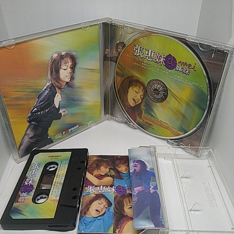 張惠妹A-mei 首張個人專輯姊妹、金曲精選影音光碟、首張單曲感覺/ 原版