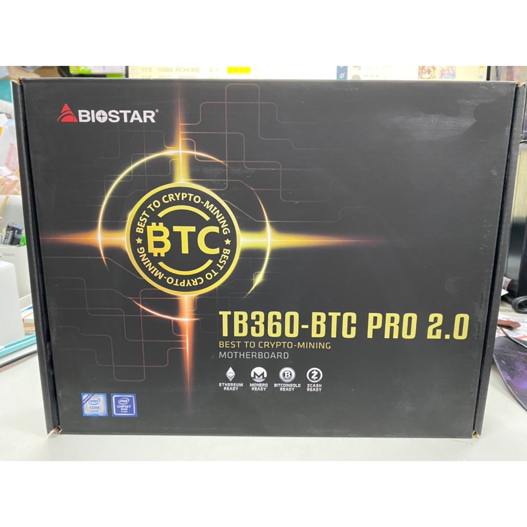 Biostar Motherboard For Crypto-Mining TB360-BTC PRO 2.0 Ver. 6.x LGA1151 ATX