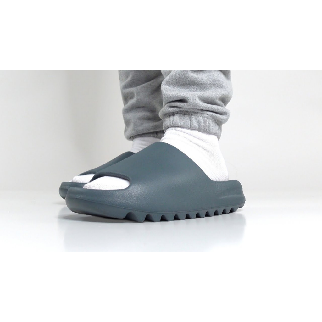 Adidas Yeezy Slide SLATE MARINE UK11 | 蝦皮購物