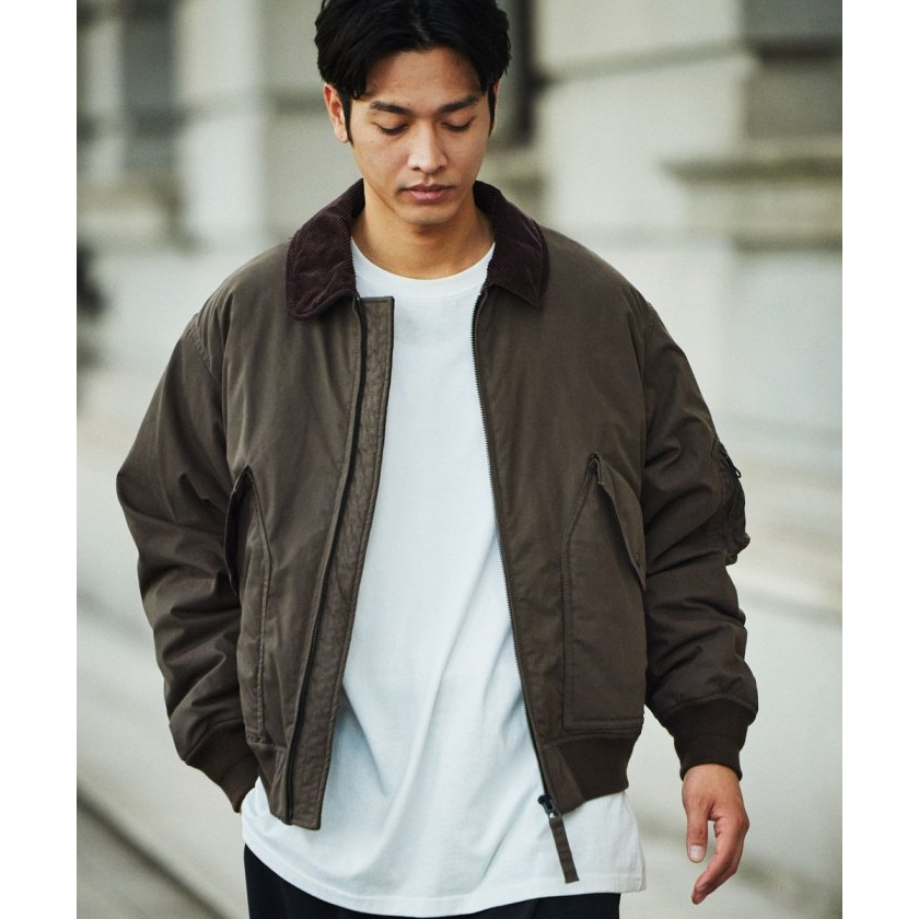 XENO} 全新正品FREAK'S STORE Cotton nylon MA-2 flight jacket 外套