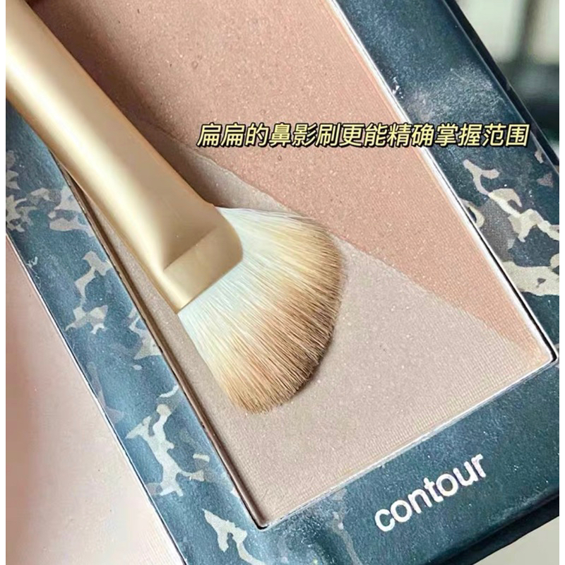 鼻影刷 修容刷 現貨明天寄 半扇形鼻影刷 斜頭刷 扇形刷 高光刷 | 蝦皮購物