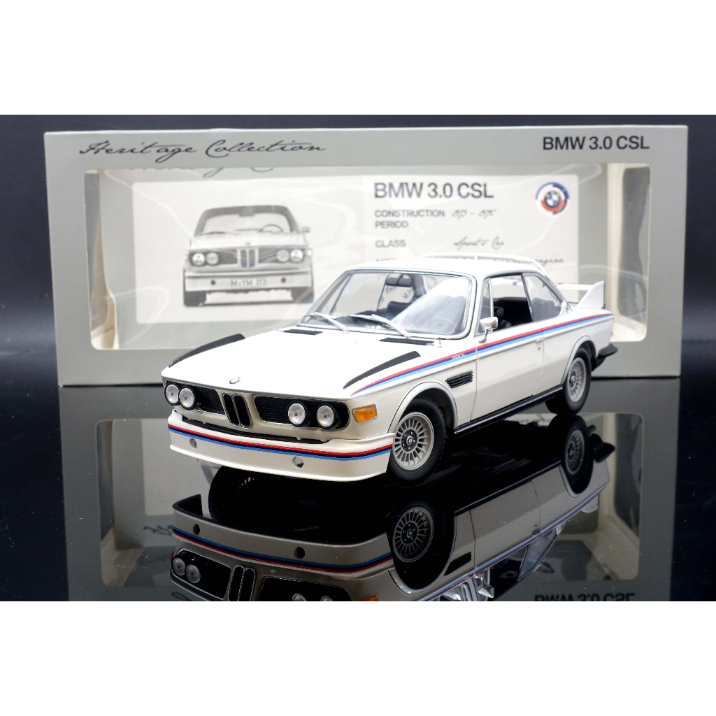 MASH-2館】現貨瘋狂價Minichamps 1/18 BMW 3.0 CSL (E9) 1973 white | 蝦皮購物