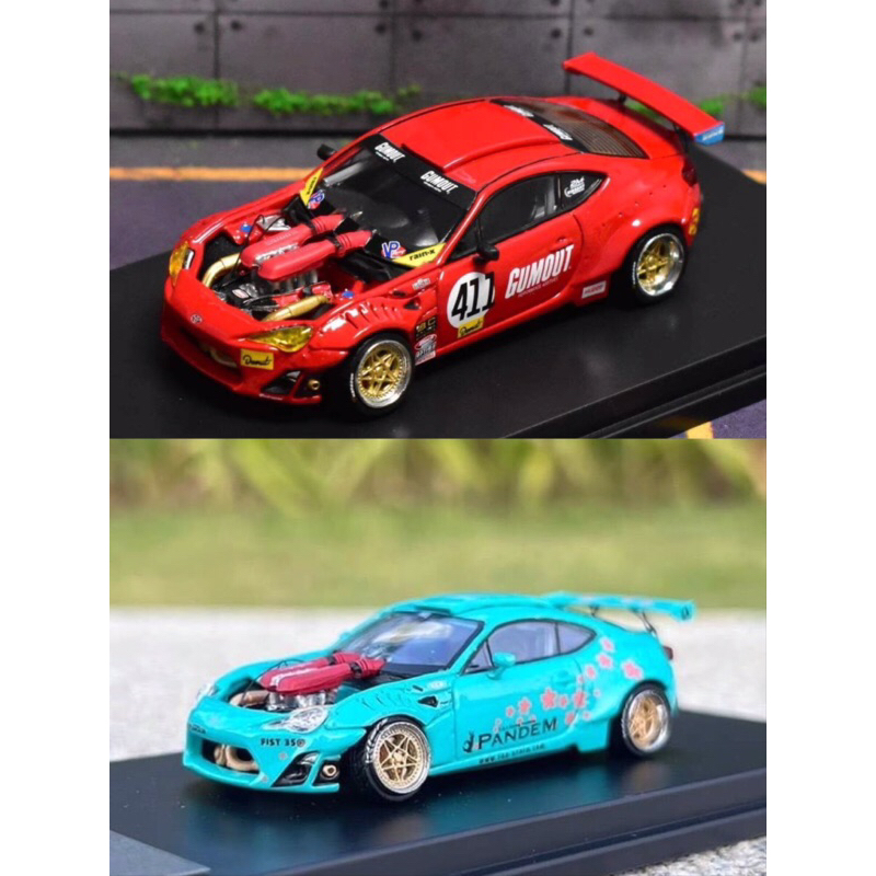 現貨】DCM 1/64 GT4586 86 GT86 458 跑車法拉利寬體法拉利引擎4586 | 蝦皮購物