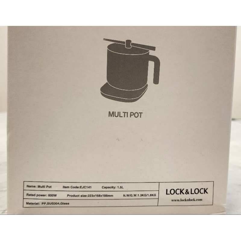 [全新]Lock&Lock 樂扣樂扣 Multi Pot 單人電煮鍋 | 蝦皮購物