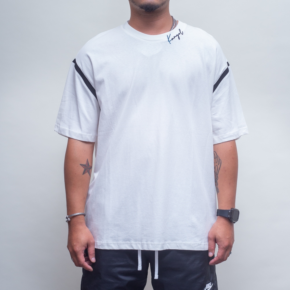 KANGOL 短T 白色 領口刺繡 背後LOGO 袋鼠 棉 男 (布魯克林) 6121100200 | 蝦皮購物