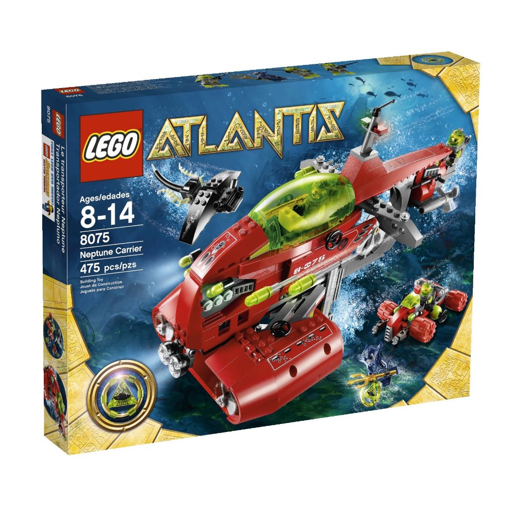 樂高 亞特蘭提斯 LEGO 8075 Neptune Carrier 無盒版 已絕版 | 蝦皮購物