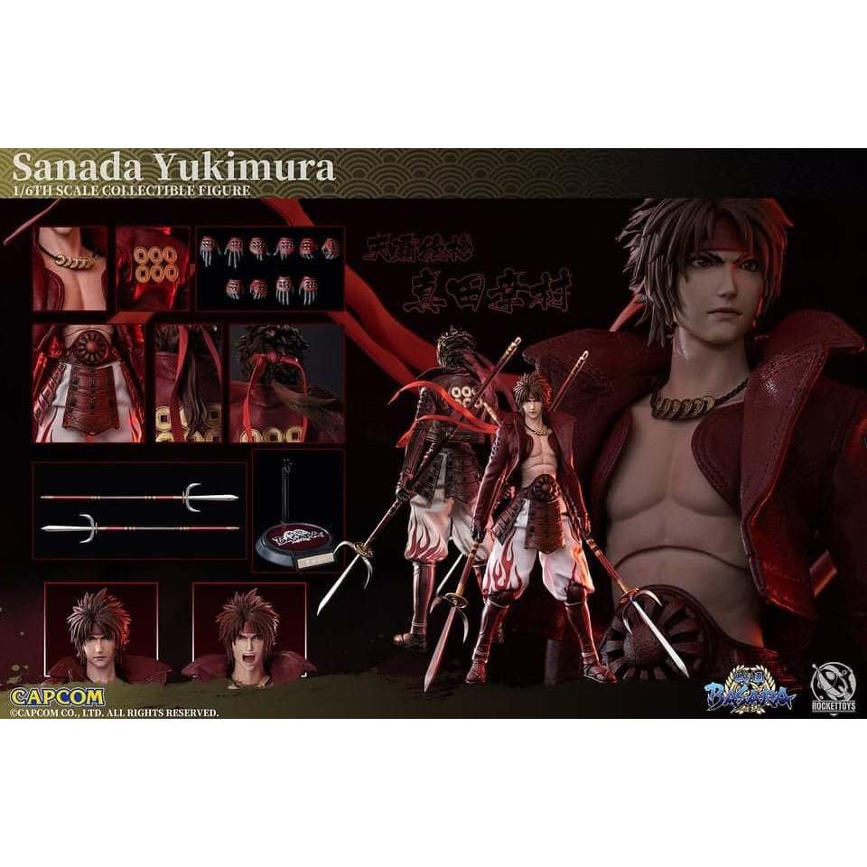 Rocket Toys ROC 002 Sengoku Basara Sanada Yukimura 1/6 Scale