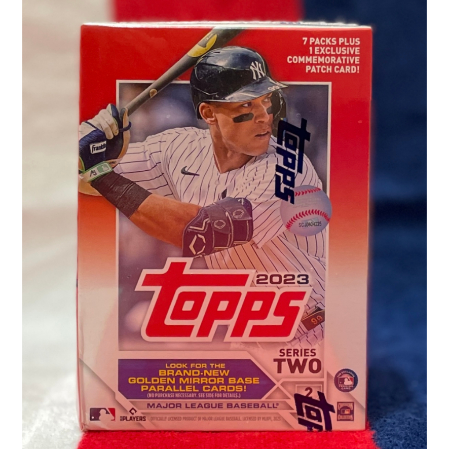 全新未拆封2023 Topps MLB Series 2 Baseball Blaster Box 棒球盒一張