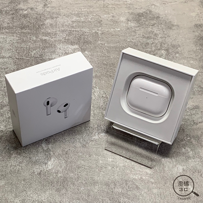 『澄橘』apple Airpods 3代 三代 原廠 無線 藍芽 耳機 Magsafe 白 二手《歡迎折抵》a64796 蝦皮購物