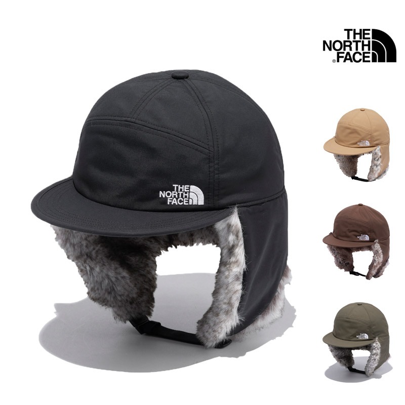 XENO} 日本正品THE NORTH FACE Badland Cap 北臉刺繡飛行帽絨毛帽子TNF