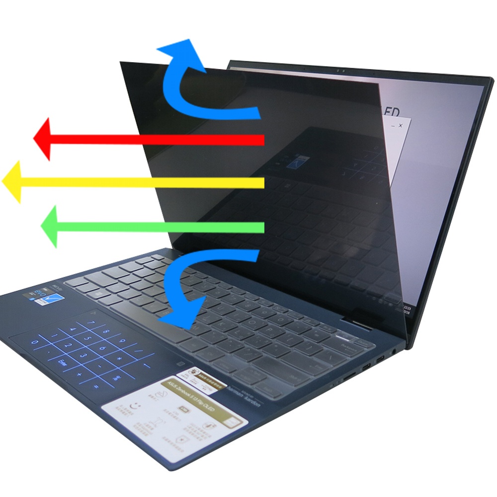 AtFoliX Film Protection Écran Asus Zenbook S13 Flip UP5302 – Ultra-Clair FX-Clear – 2 Pièces – Anti-Rayures 6H – Sans Bulles