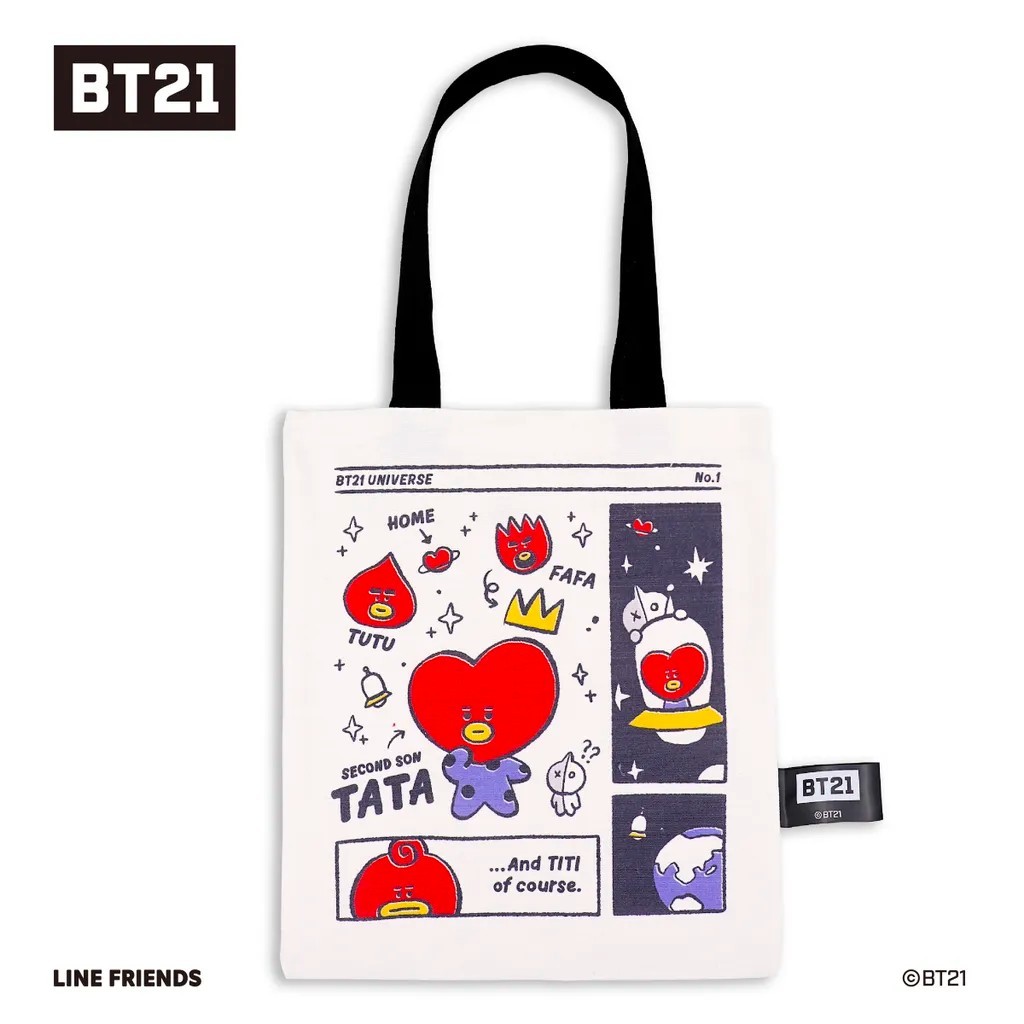 バッグ 藤原ひろし BT21 X FRAGMENT - トートバッグ