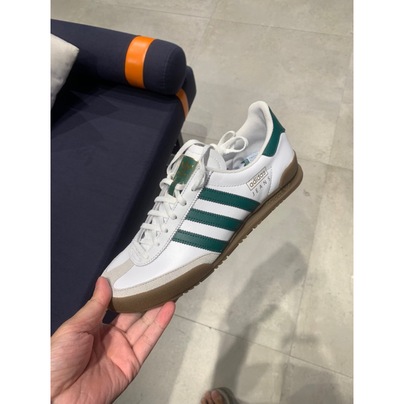 Taiwan小鮮肉> Adidas OG Jeans 白綠焦糖復古休閒鞋男女GX4990