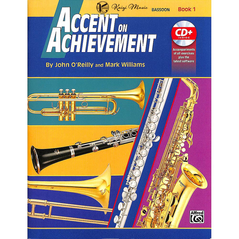 凱翊︱AF】Accent on Achievement低音管教材(附CD)第1冊Bassoon Book 1