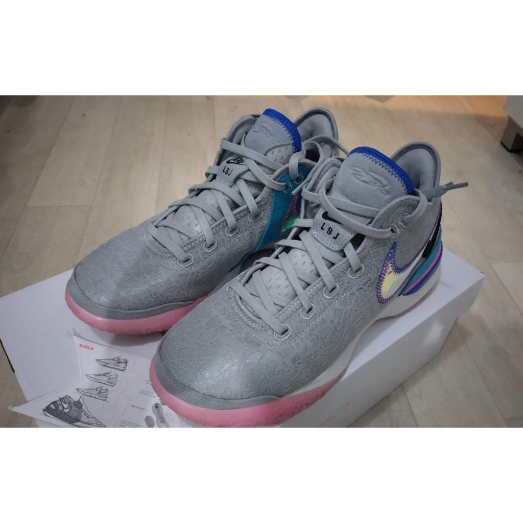 Nike Zoom LeBron NXXT Gen EP 灰粉色正品公司貨us9.5 27.5cm DR8788