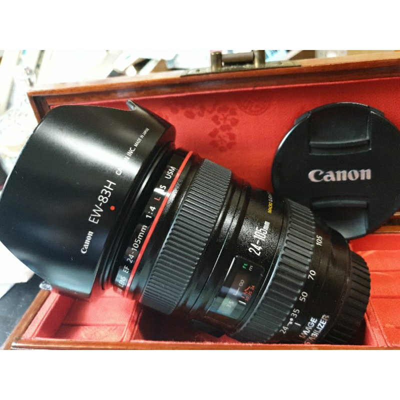 💯💘Canon EF 24-105mm F4 L IS USM“近新品”附日本C-PL 77m 偏光鏡/EW-83遮光罩