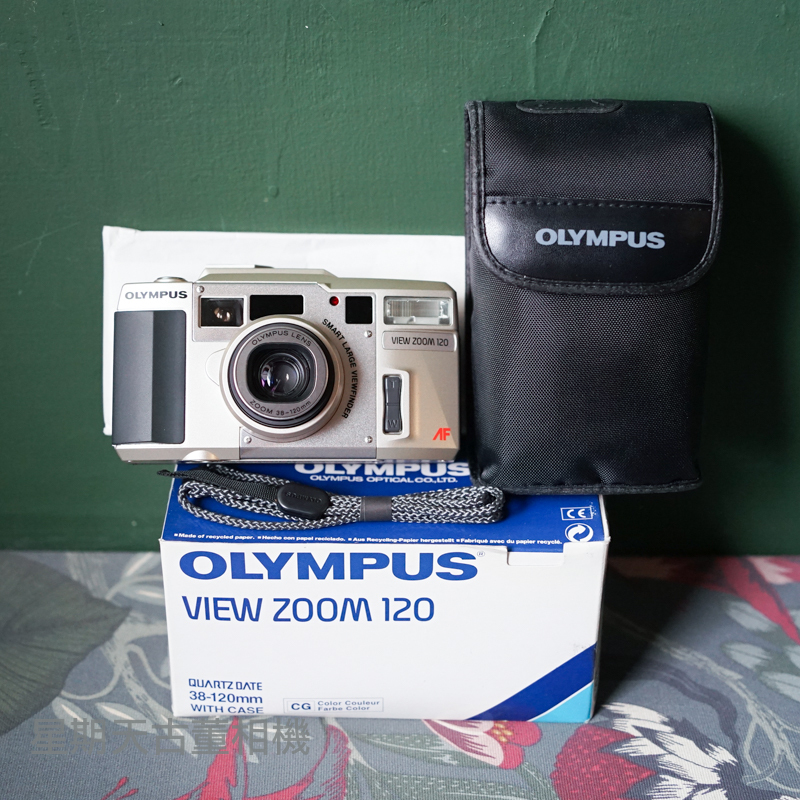 【星期天古董相機】庫存新品 Olympus VIEW ZOOM 120 底片傻瓜相機 蝦皮購物